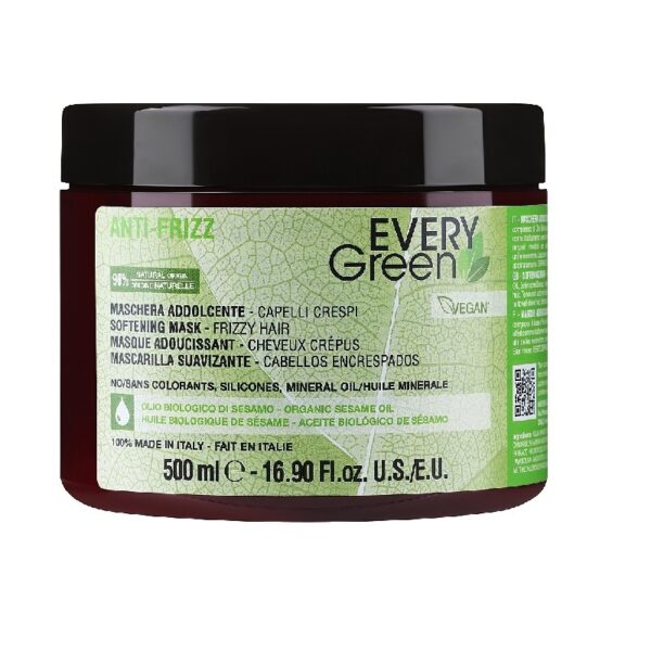 Everygreen Maschera Anti Frizz Addolcente - 500 ml