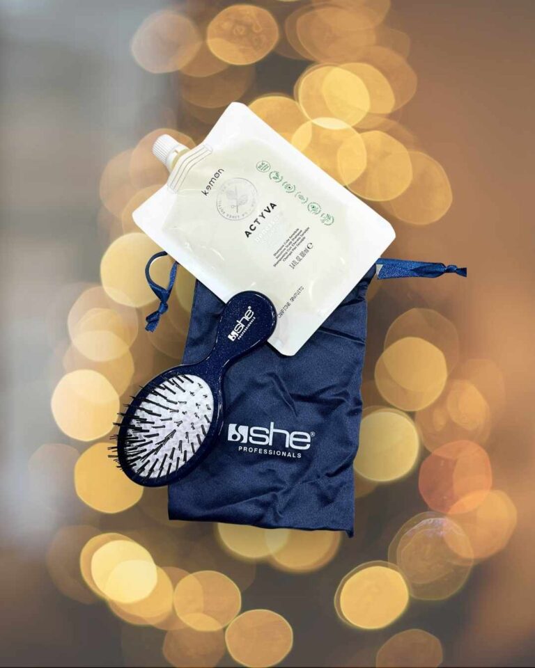 Set Natalizio Shampoo e Spazzola