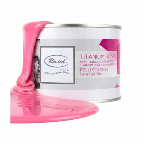 Ro.ial. Cera Epilatoria Titanium Rosa 400 ml