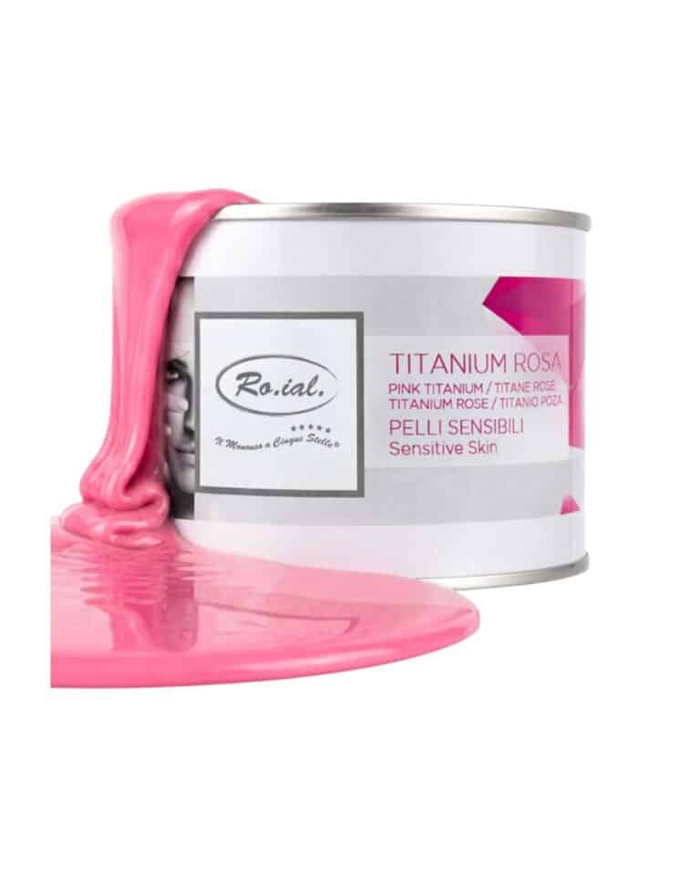 Ro.ial. Cera Epilatoria Titanium Rosa 400 ml