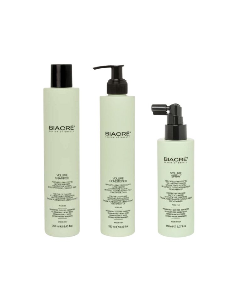 Biacrè Kit Volume Shampoo, Conditioner e Spray