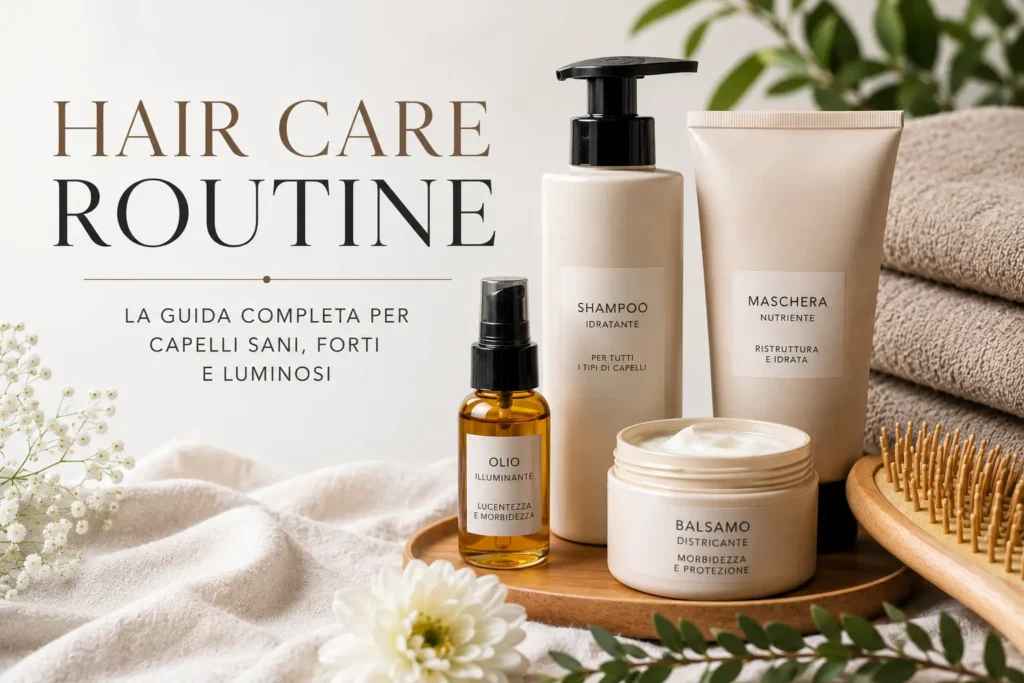 Hair Care Routine guida completa per capelli sani, forti e luminosi