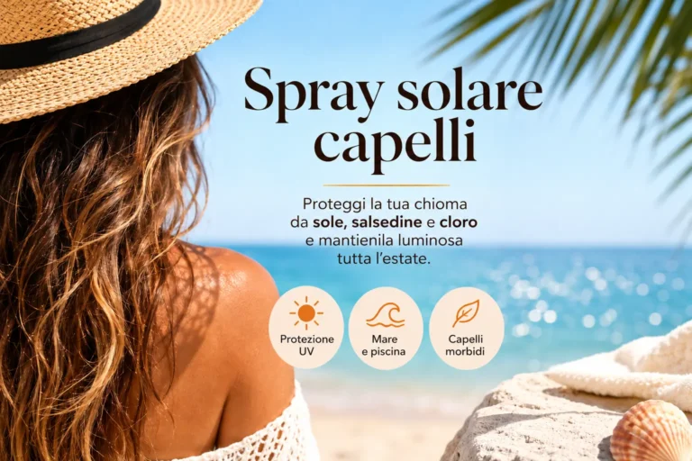 Spray solare capelli come proteggere la chioma dal sole