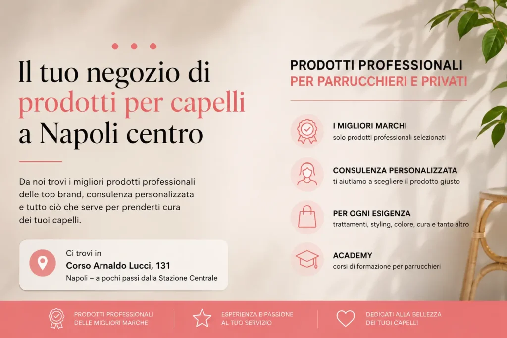 negozio prodotti per capelli Napoli centro