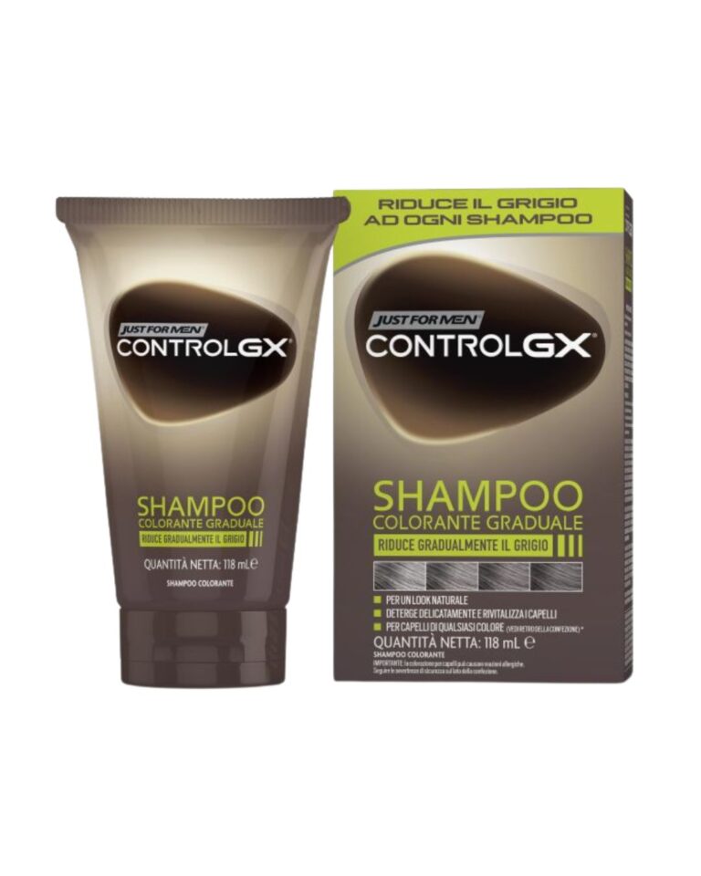 JUST FOR MEN Control GX Shampoo Anti-Grigio 118 ml