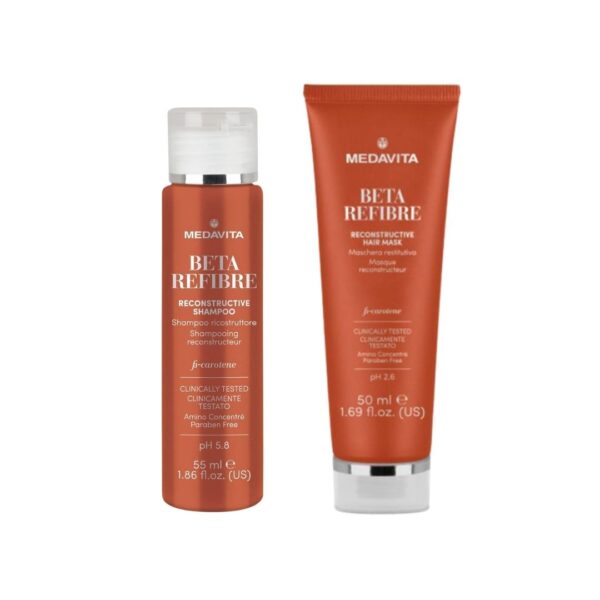 Medavita Beta Refibre Shampoo 55 ml e Maschera 50 ml