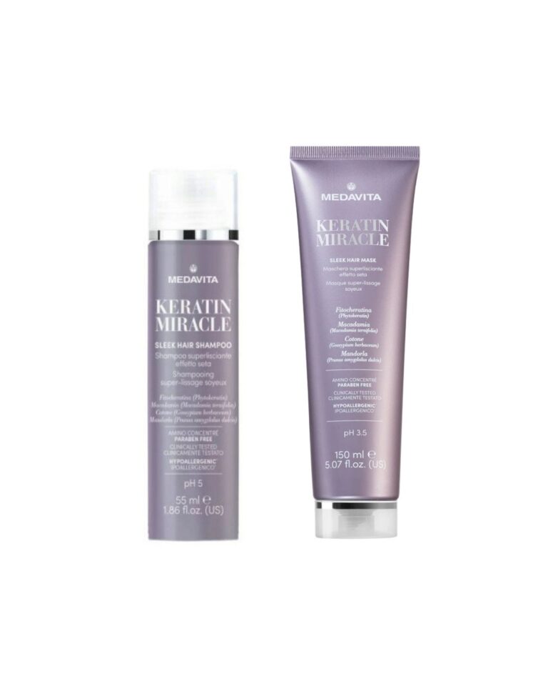 Medavita Keratin Miracle Shampoo 55 ml e Maschera 50 ml
