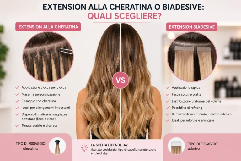 Extension alla cheratina o biadesive quali scegliere