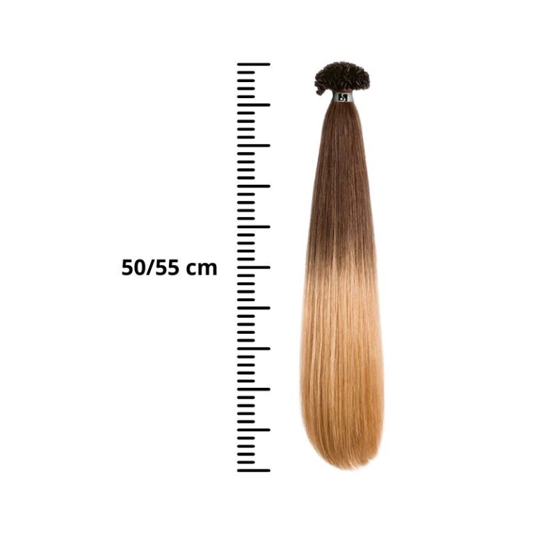 She Extension 10 Ciocche Cheratina Capelli Veri Effetto Shatush 50-55 cm