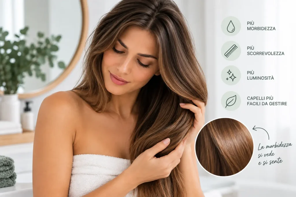 come rendere i capelli più morbidi