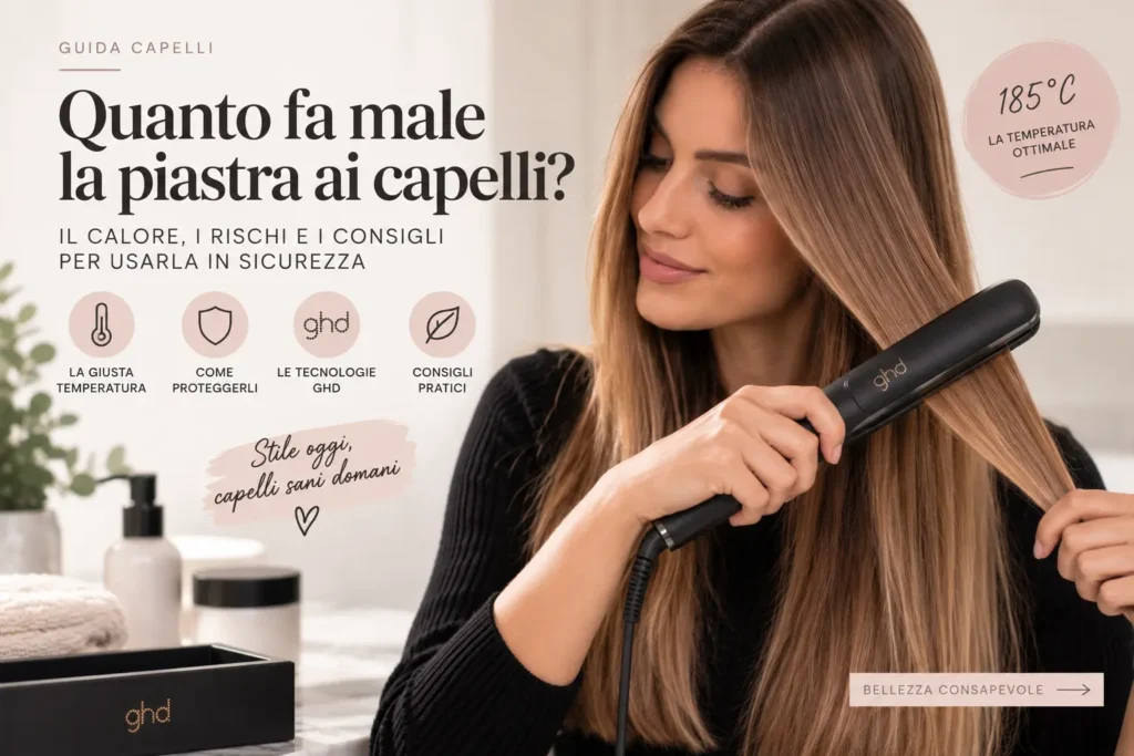 quanto fa male la piastra ai capelli